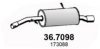 PEUGE 1730X1 End Silencer